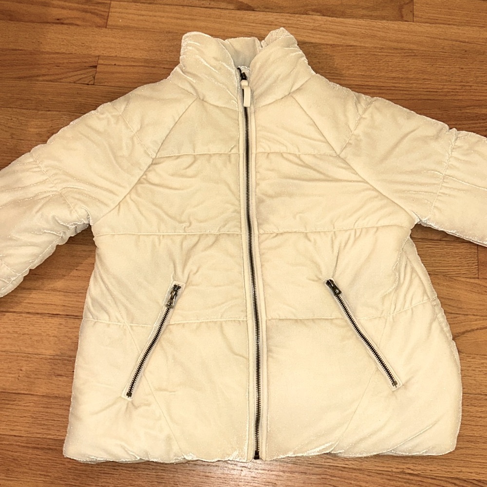 Dylan White/Cream Velvet Jacket